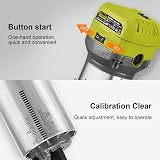DEWINNER Electric Hand Wood Trimmer Router 220V 710W with 3 Bases view 7