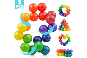 YRISSMISS 2PCS Autism Sensory Toys for Autistic Children , Sensory Fidget Toys for Adults Kids, Autism Toys for Toddlers 3-4, Travel Toys Gifts for Kids Ages 3 4 5 6 7+ ,Stocking Stuffers Gifts(A)