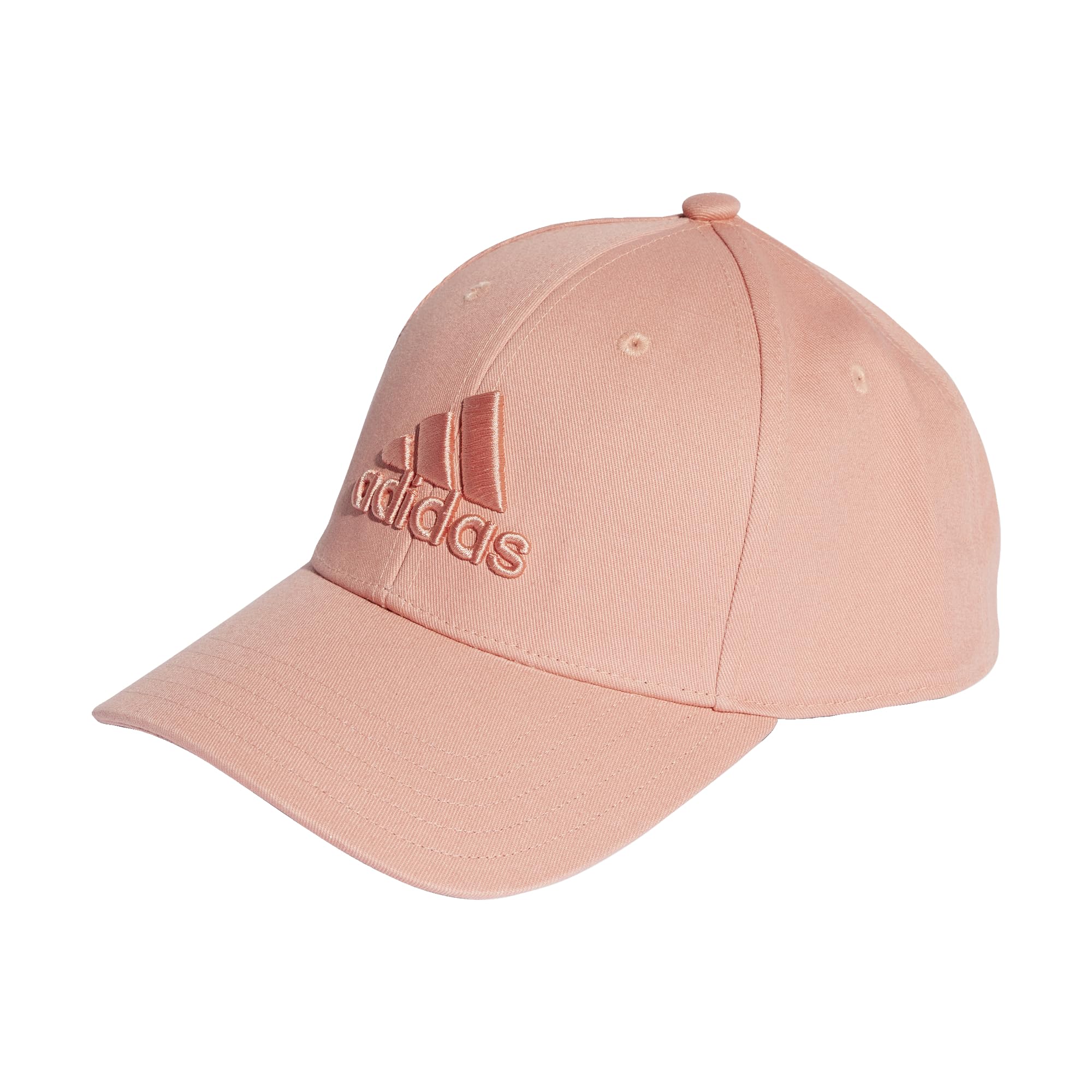 adidas Unisex Big Tonal Logo Baseball Cap, Wonder Clay, M