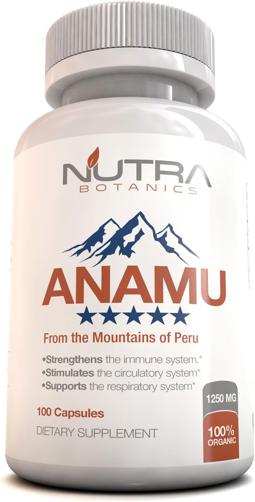 Nutra Botanics Anamu Anti-oxidant, Joint, and Immune Support Supplement, Capsules, 100 Count