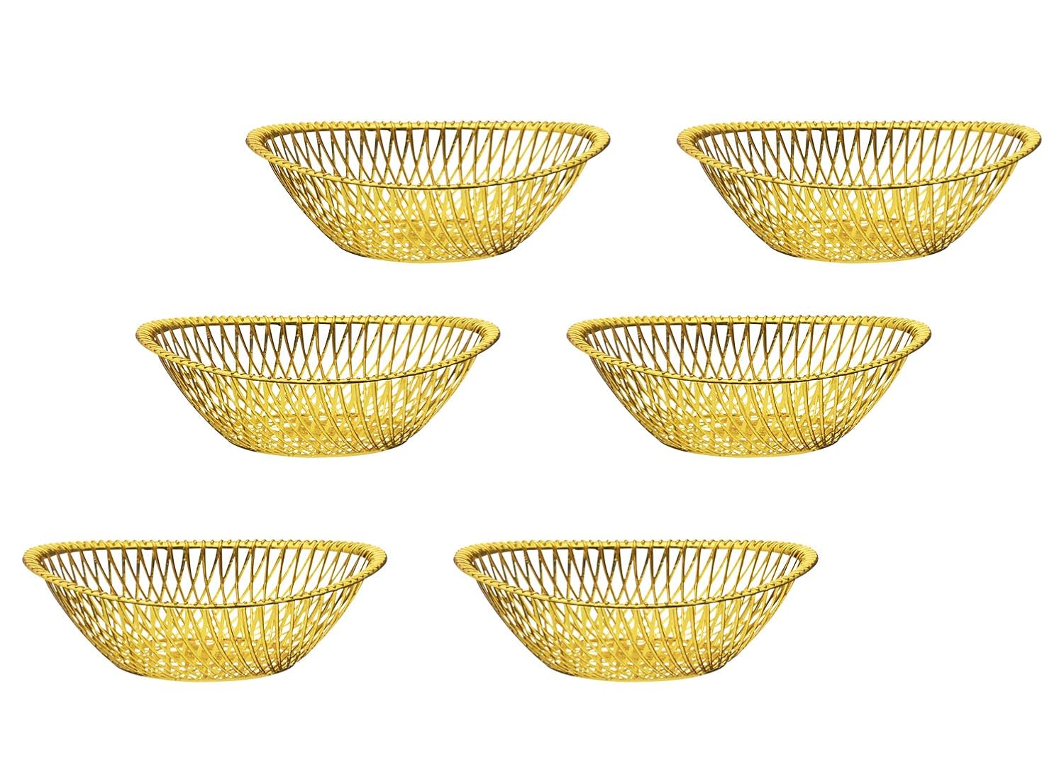 Decorative Bowls Home Bread Basket with Elegant Gold Finish Impressive