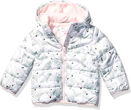 girls fleece lined coat