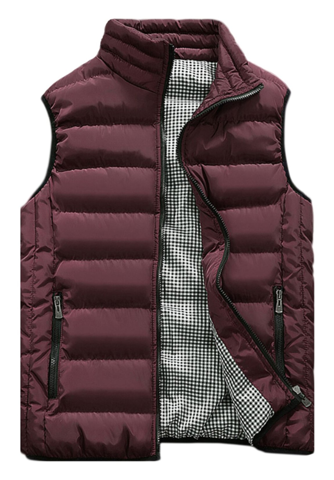 HOW'ON Men's Outdoor Casual Classic Quilted Vest