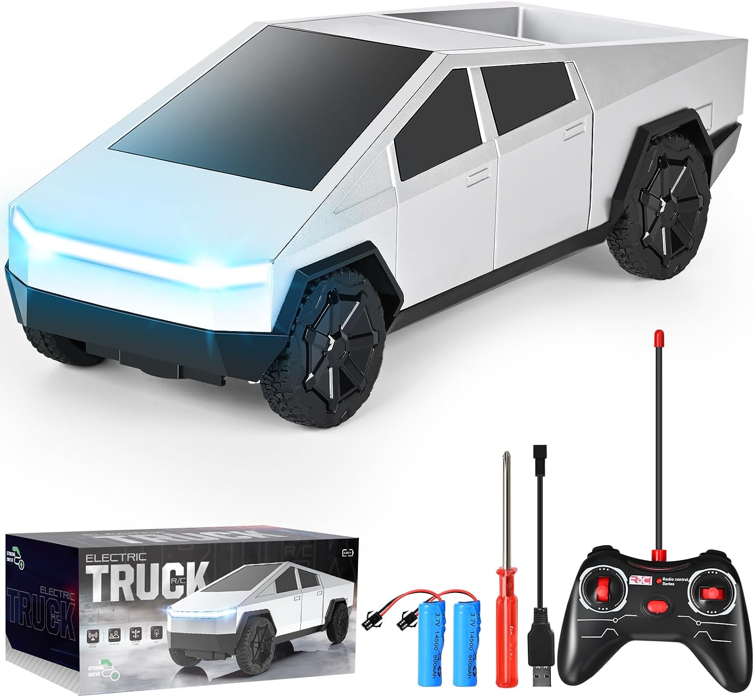 Layorslit Remote Control Car Toy, High Speed Remote Control Car with Light and Loadspace, 1:24 RC Car Toys, Electric Vehicle Toys for Kids, Gifts for Kids, Boys and Girls