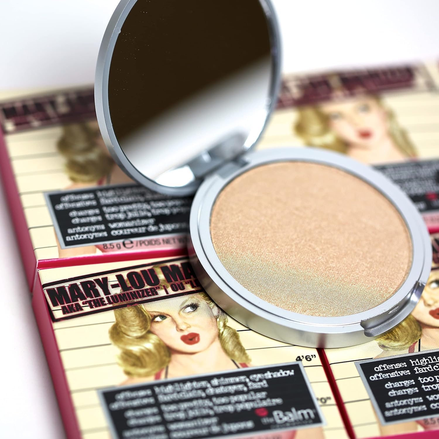 theBalm Mary-Lou Manizer Honey-Hued Luminizer, Highlighter, Shadow & Shimmer, Subtle Glow