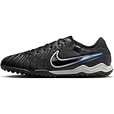 NIKE Men's Legend 10 Pro Tf Low, Black Chrome Hyper Royal, 6 US