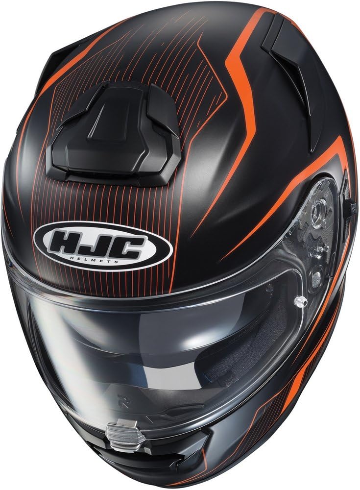 HJC RPHA-ST Dabin - Full-Face Street Motorcycle Helmet - Black/Orange SF - Large