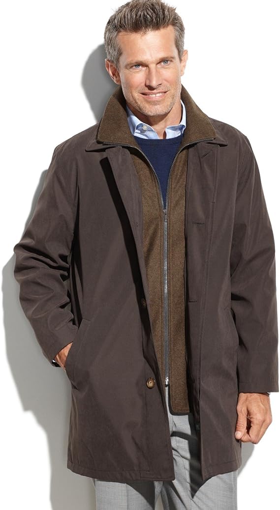 Lauren Ralph Lauren Edgar Raincoat Men's Top off Casual wear Overcoat (42 Short) at Amazon Menâs 