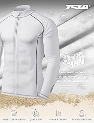 TSLA Men's Long Sleeve Zip Rash