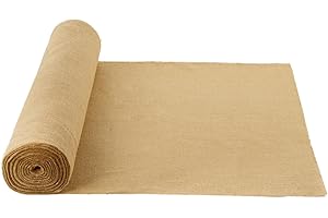 VEVOR Burlap Fabric Roll, 40” x 75 ft High Density Natural Jute Fiber Material for Outdoor Plant Care, Tree Wrap Roll, Decor, DIY Crafts, Wedding, Garden Weed Barrier, Plants & Trees Winter Covering