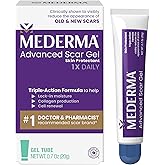 Mederma Advanced Scar Gel - Treats Old & New Scars, Reduces Appearance of Scars from Acne, Surgery, Burns, Injury & Stretch Marks, 0.70 Oz (20g)