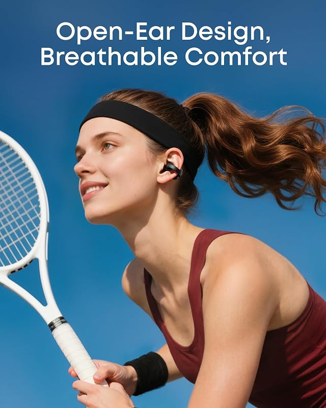 C50i di Anker, Cuffie Bluetooth Open-Ear Clip-On, FlexiClip