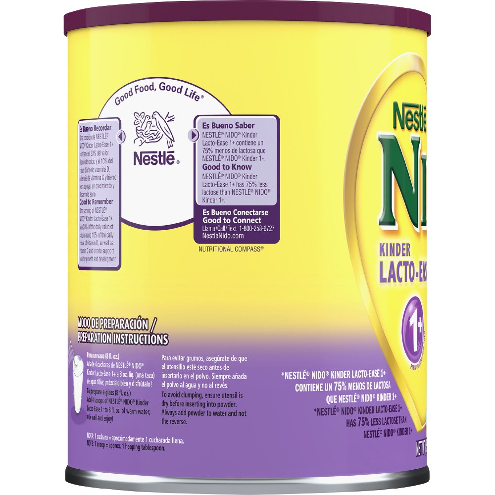 Nestle NIDO Kinder LactoEase 1+ Reduced Lactoste Fortified Powdered