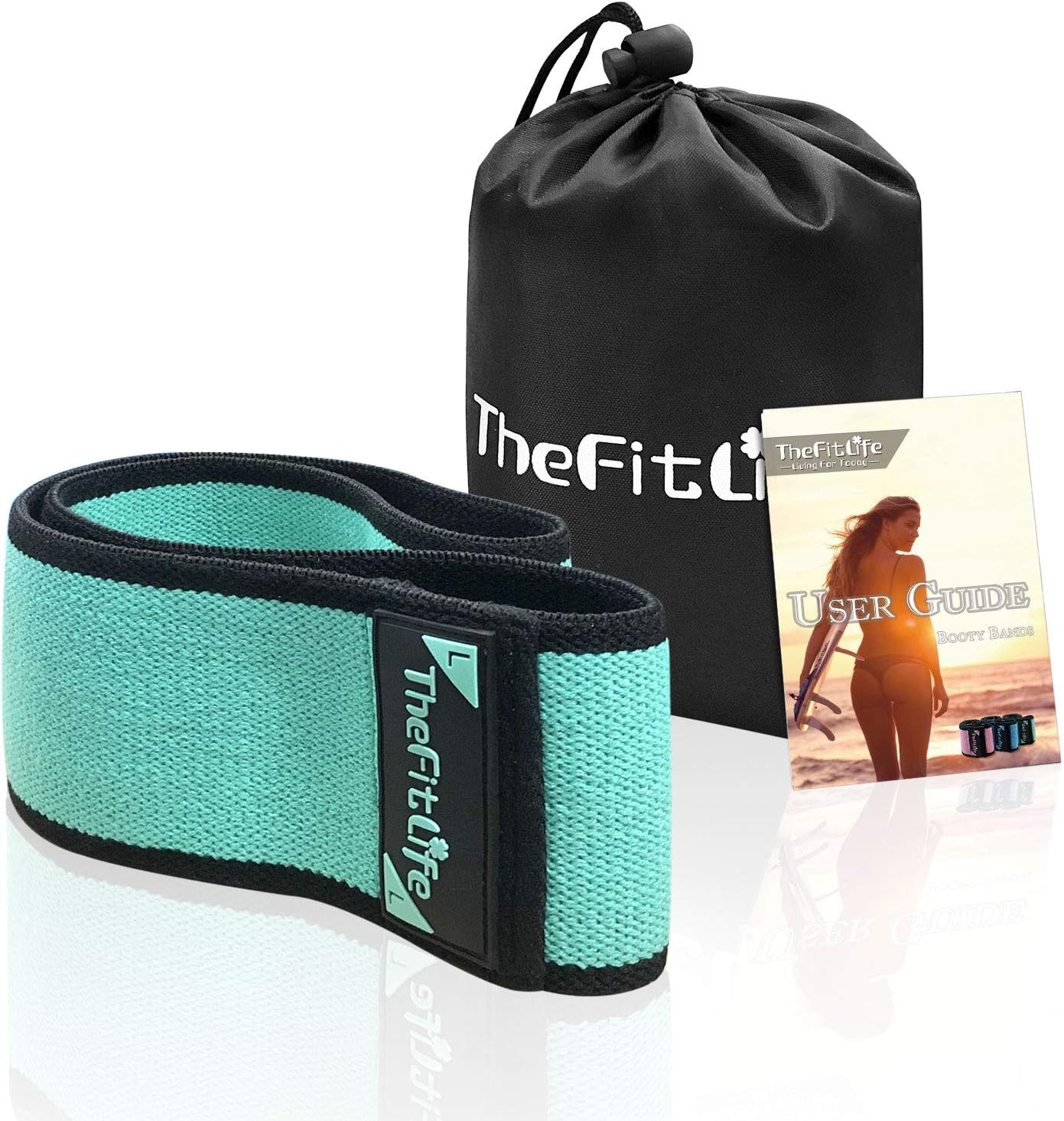 TheFitLife Resistance Pull Up Bands - Pull-Up Assist Exercise Bands, Long Workout Loop Bands for Body Stretching, Powerlifting, Fitness Training, with Carrying Bag and Workout Guide
