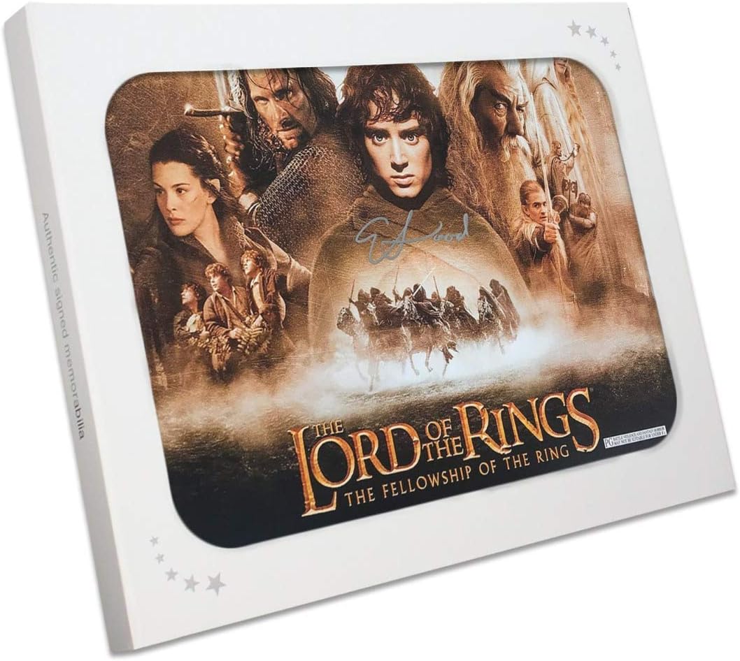 Elijah Wood (Frodo Baggins) Signed The Lord Of The Rings Poster In Gift Box | Autographed Movie Memorabilia