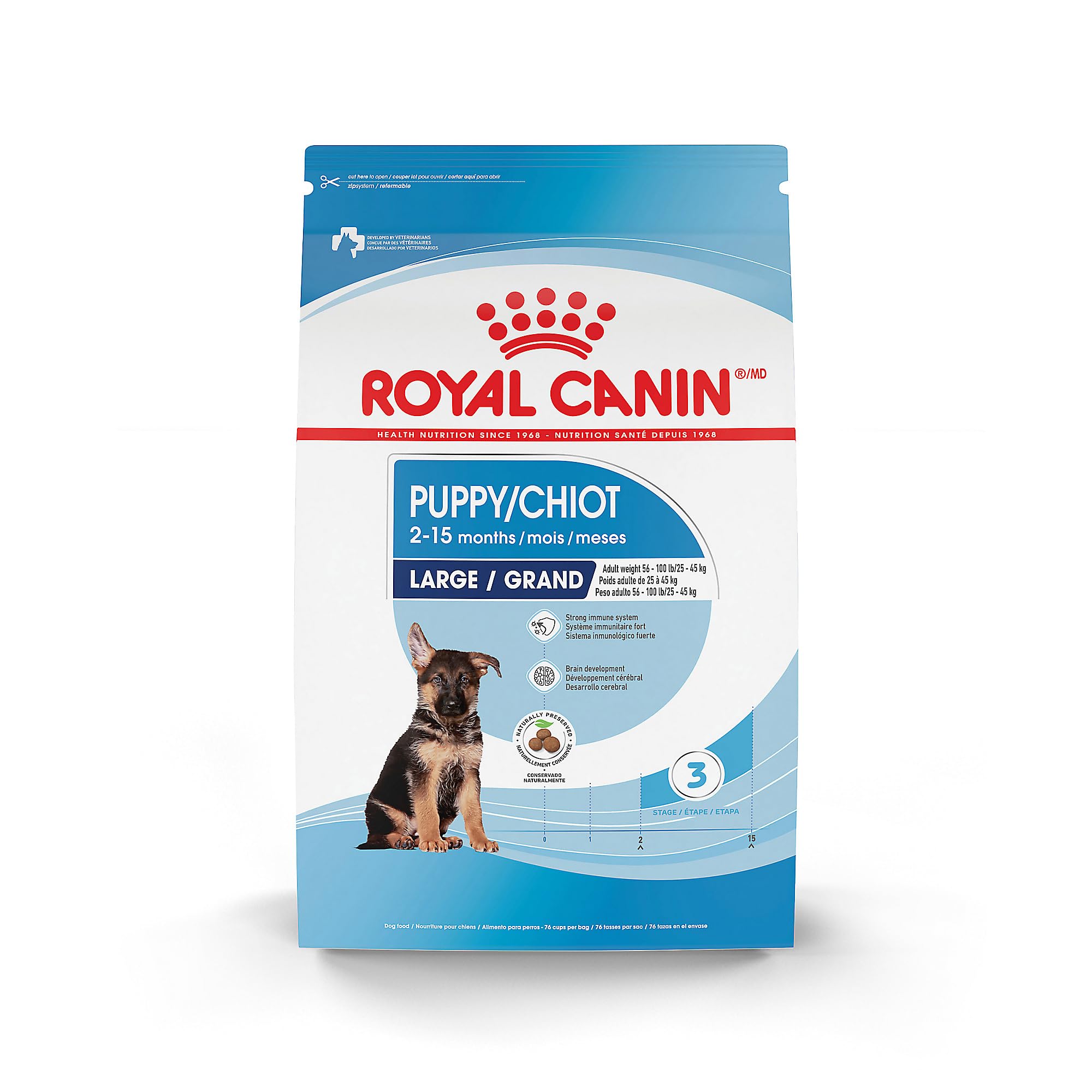 Photo 1 of Royal Canin Size Health Nutrition Large Puppy Dry Dog Food, 30 lb Bag