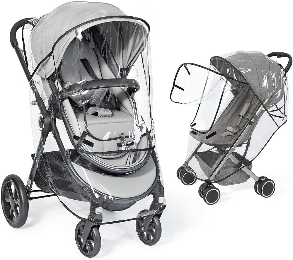 Orzbow Universal Rain Cover for Pushchair with Window EVA 0.2mm Thick