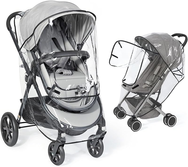 Orzbow Universal Rain Cover for Pushchair with Window EVA 0.2mm Thick