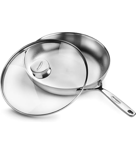 Amazon.com: Demeyere John Pawson Frying Pan, Silver: John Pawson