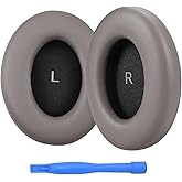 Ear Pads Replacement for Sennheiser Momentum 4 Wireless Over-Ear Headphones by MMOBIEL - Memory Foam and Protein PU Ear Pad Cushions - Noise Isolation Earpads Replacement – Brown