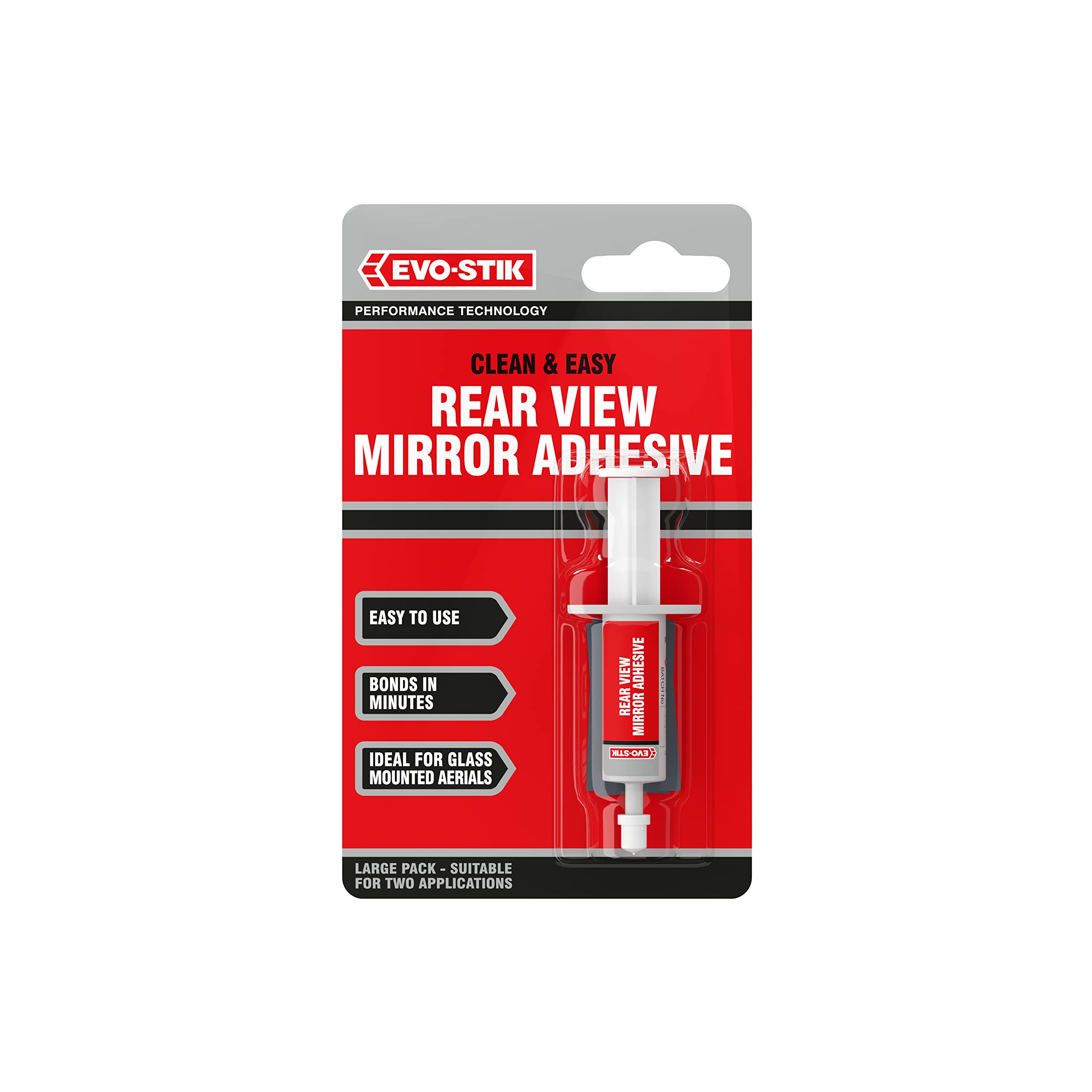 EVO-STIK Rear View Mirror Adhesive, Fast Setting, Clean and Easy to Use