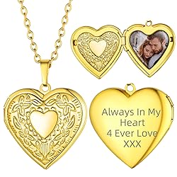 Supcare Custom Necklaces with Pictures Locket with