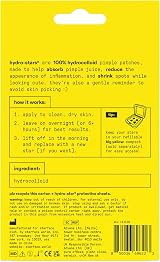 Starface Hydro-Star Yellow Hydrocolloid Pimple Patches 96 ct view 10
