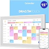 Dragon Touch 15.6" digital calendar chore chart &ndash; 1080P full HD interactive touchscreen, smart family planner, Hearth Display wall &amp; desk mountable for seamless scheduling