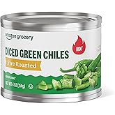 Amazon Grocery, Diced Green Chiles, Fire Roasted, Hot, 4 Oz (Previously Amazon Fresh, Packaging May Vary)
