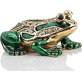SEVENBEES Frog Jewelry Trinket Box Gift for Home Decor