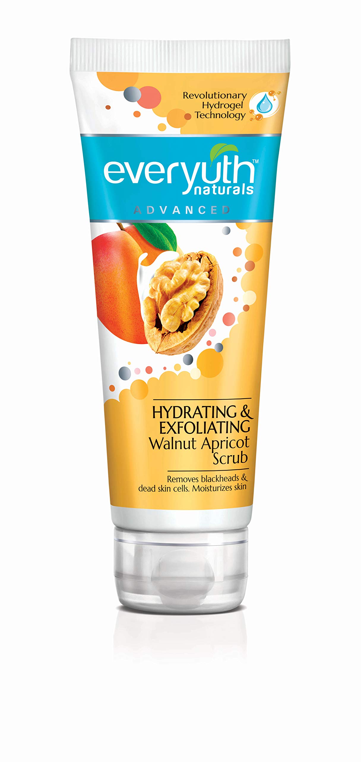 2 X Everyuth Walnut Facial Scrub Removes Dead Cells Give You a Clean Smooth and Healthy Skin 25g X 2 = 50gm