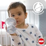 NUK Action Cup Toddler Cup 12+ Months Twist Close Leak-Proof 230ml Yellow Cat view 5