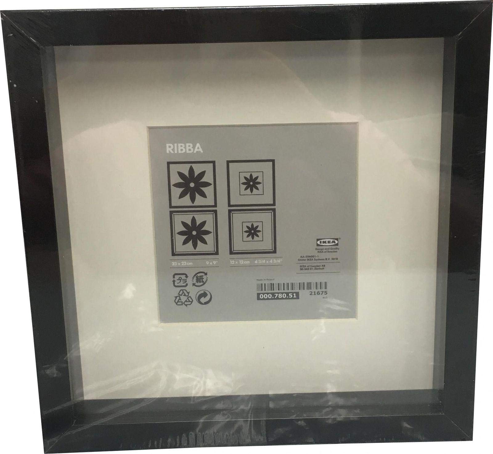 Buy IKEA RIBBA PHOTO PICTURE FRAME BLACK WHITE DEEP MEMORY BOX Online at desertcartUAE