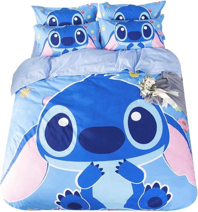 Leezeshaw - Juego de funda de edredón con dos fundas de almohada