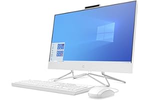 HP All-in-One Desktop PC, 11th Gen Intel Core i3-1115G4 Processor, 8 GB RAM, 512 GB SSD Storage, Full HD 23.8” Display, Windows 10 Home, Remote Work Ready, Mouse and Keyboard (24-dp1250, 2021)