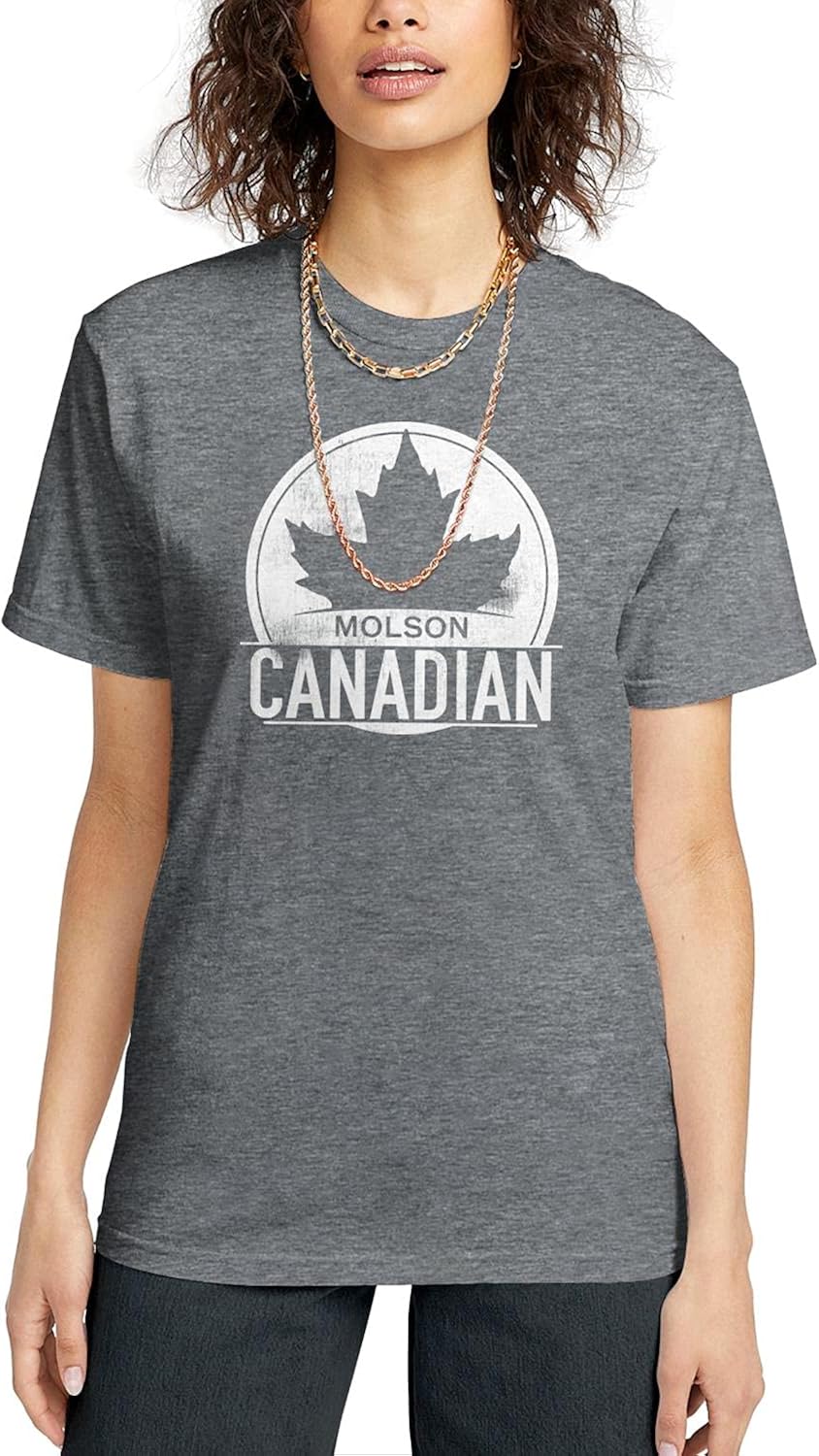 TIINTEXBA Funny Canada Day Molson Canadian Shirts for Women