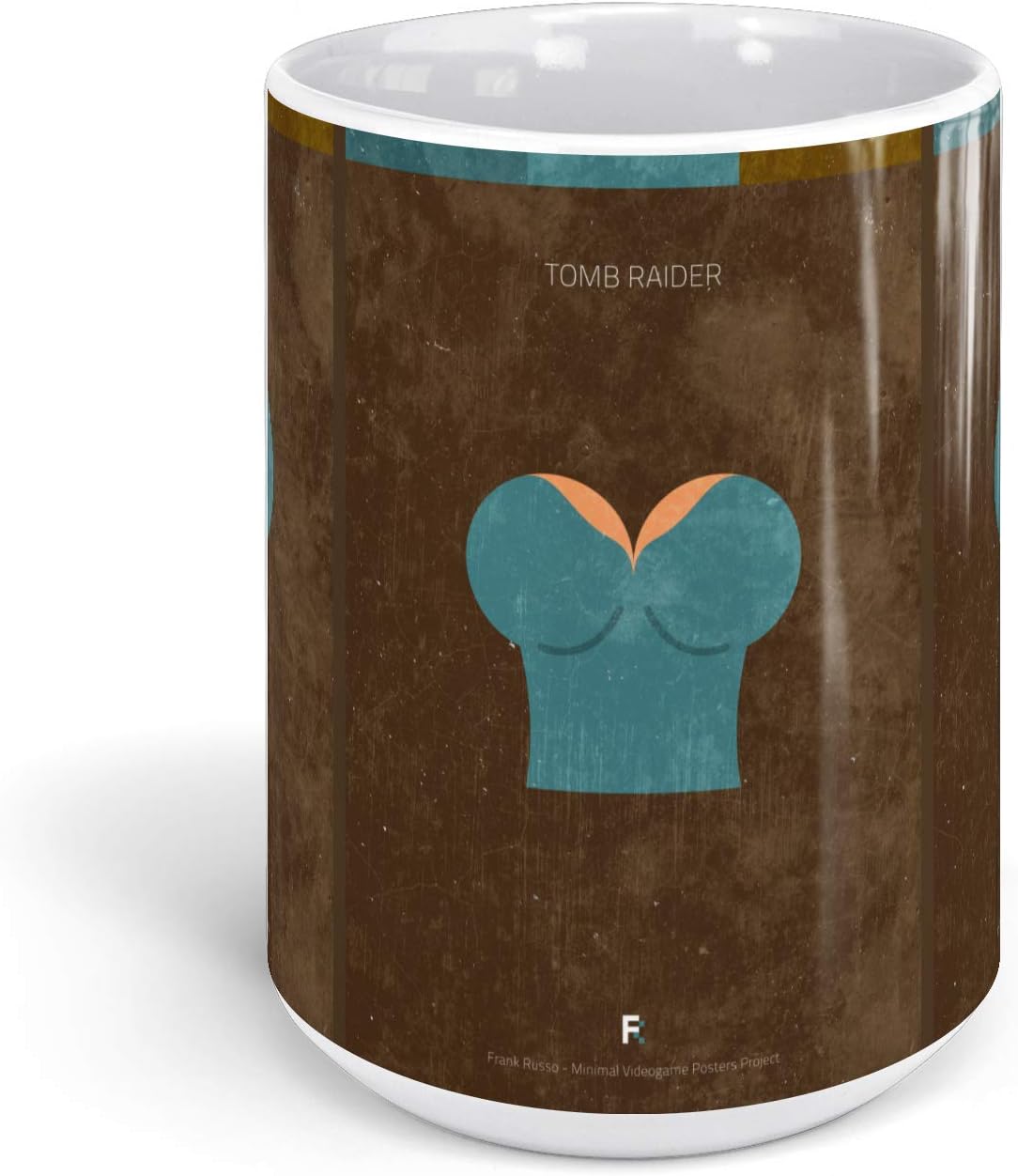 Ceramic Coffee Mug Gamer Video Game Cup Tomb Raider Minimal Videogame Gaming Computer Drinkware Super White Mugs Family Gift Cups 15oz 443ml