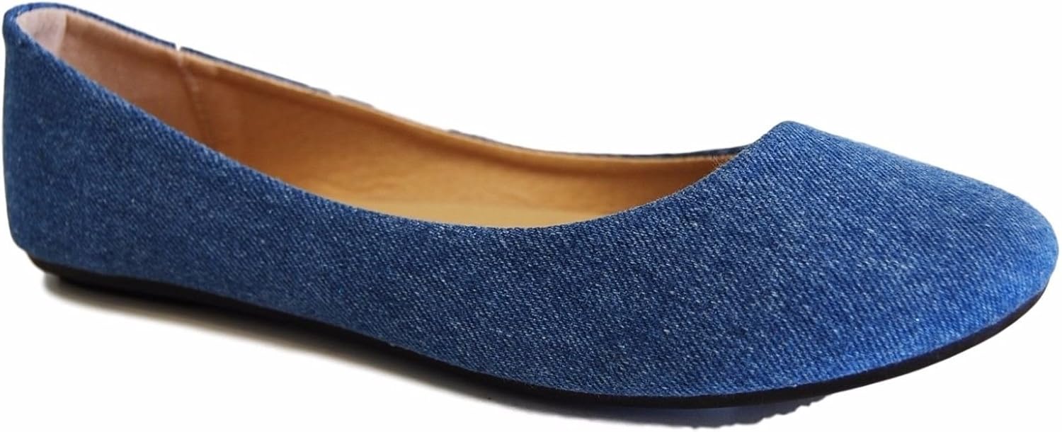 Refresh Demi10 Women Round Toe Ballet Flats