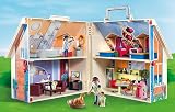 Playmobil 70985 City Life Take Along Doll House with 4 Rooms 64-Piece Set view 2