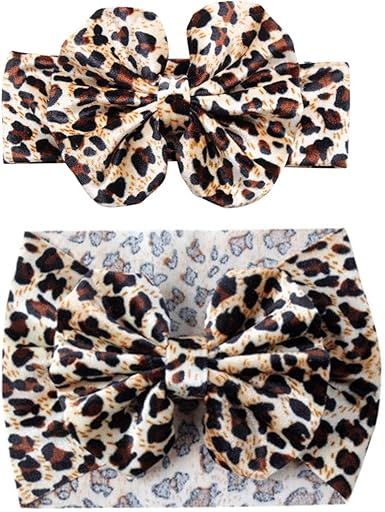 leopard headband baby