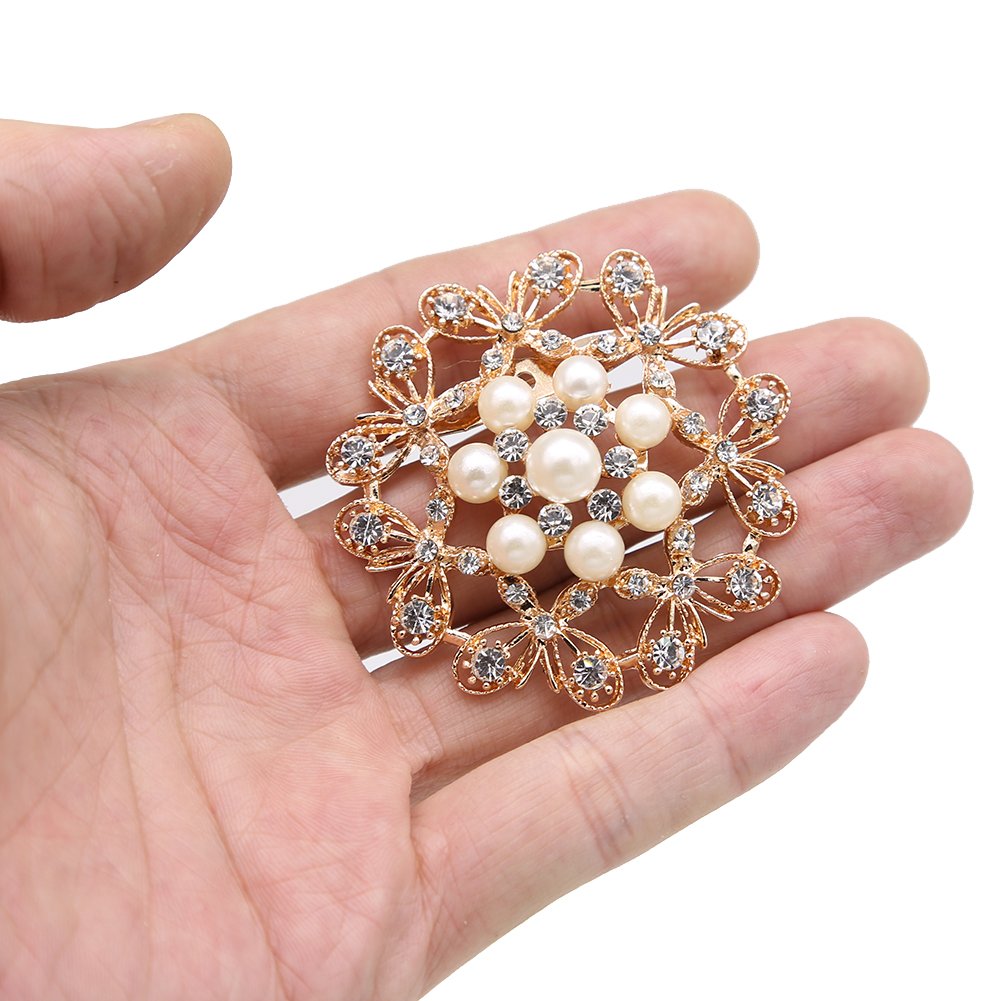 Rose Gold Brooches