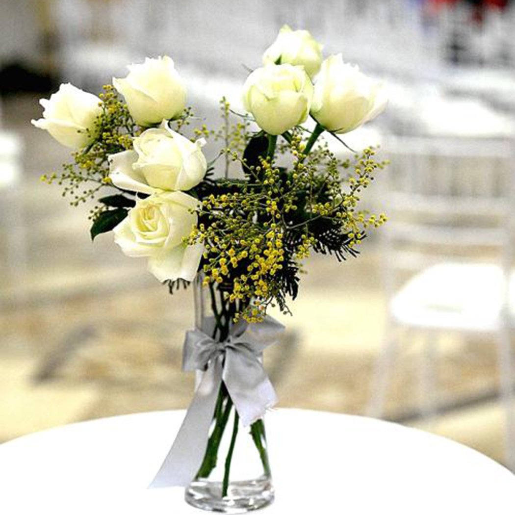 Edited Neue schöne entzückende Blume wohlriechende Blüte weiße Rosen Samen Bonsai Rose Rosensamen Dekorationen Bonsai, 20 Stück