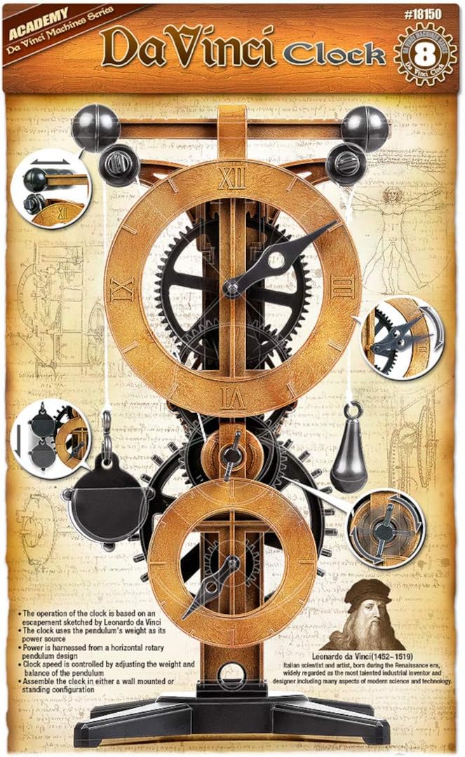 Amazon.com: Academy da Vinci Clock 
