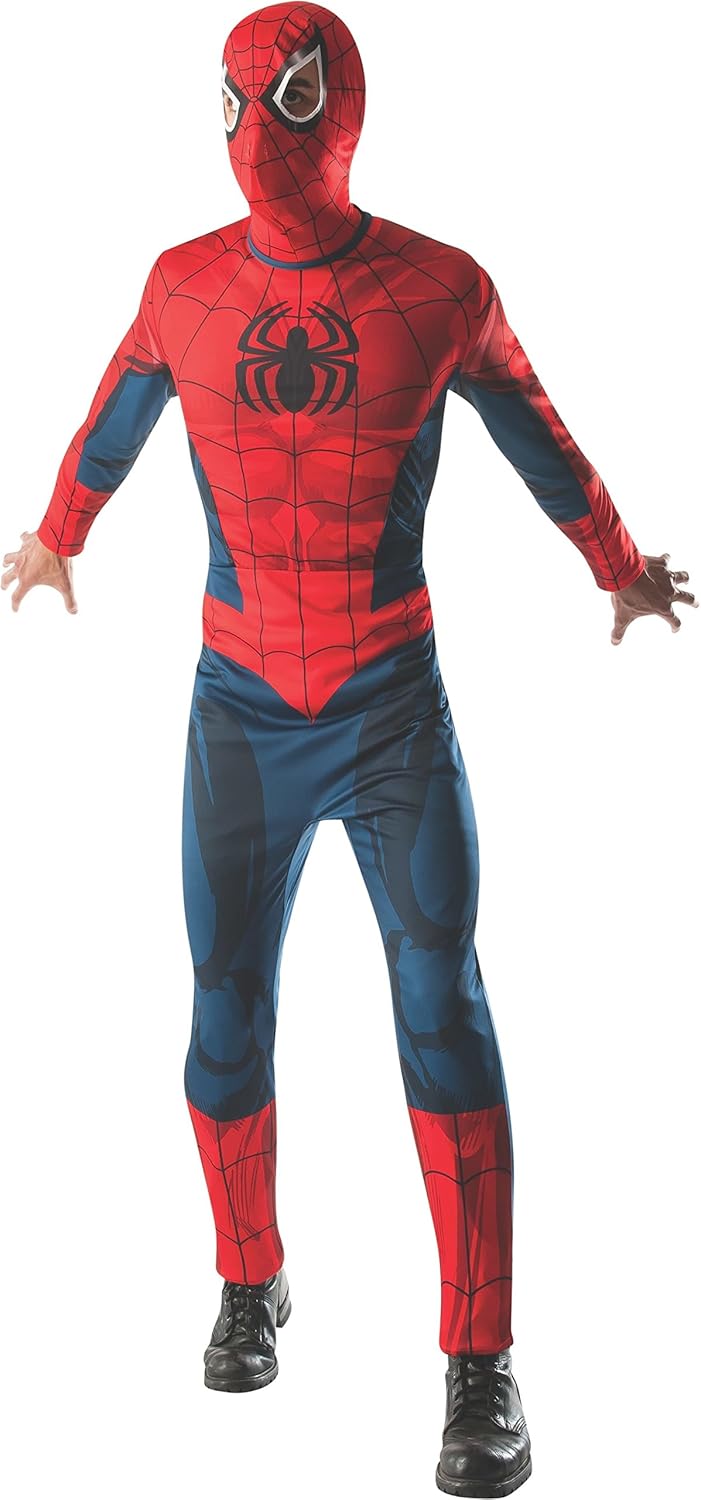 Rubie's Spiderman Adults Fancy Dress Marvel The Avengers Superhero Mens