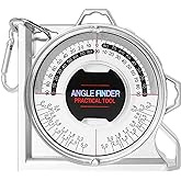 Angle Finder Inclinometer Protractor Magnetic Angle Finder Angle Measuring Tool Tilt Level Meter Slope Locator Angle Measurement Engineering Clinometer Angle Meter Gauge for Household Industrial Use