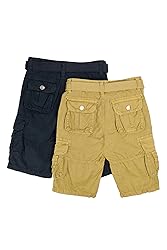 Raw X Boys Cargo Shorts 8-18 | 100% Cotton Belted