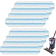 8 Pack Mop Pads Replacements Compatible with O Cedar/Vileda H2prO Flat Mop System Microfiber Mop Refills for O cedar/Vileda H