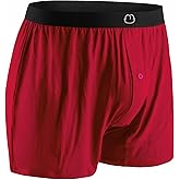 MORNIUNDER Viscose from Bamboo Mens Boxers for Men Underwear Shorts - Soft Loose Comfortable Breathable