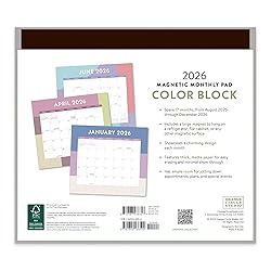Orange Circle Studio 2025-2026 Color Block Magnetic
