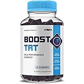 Boost TRT Maximum Strength Performance Gummies BoostTRT Gummy Supplement, Boost TRT Maximum Strength Advanced Shilajit Multivitamin Supplement, BoostTRT Health Gummies (1 Month Supply)
